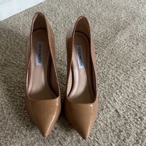Steve Madden Women's Tan Patent Leather Heels